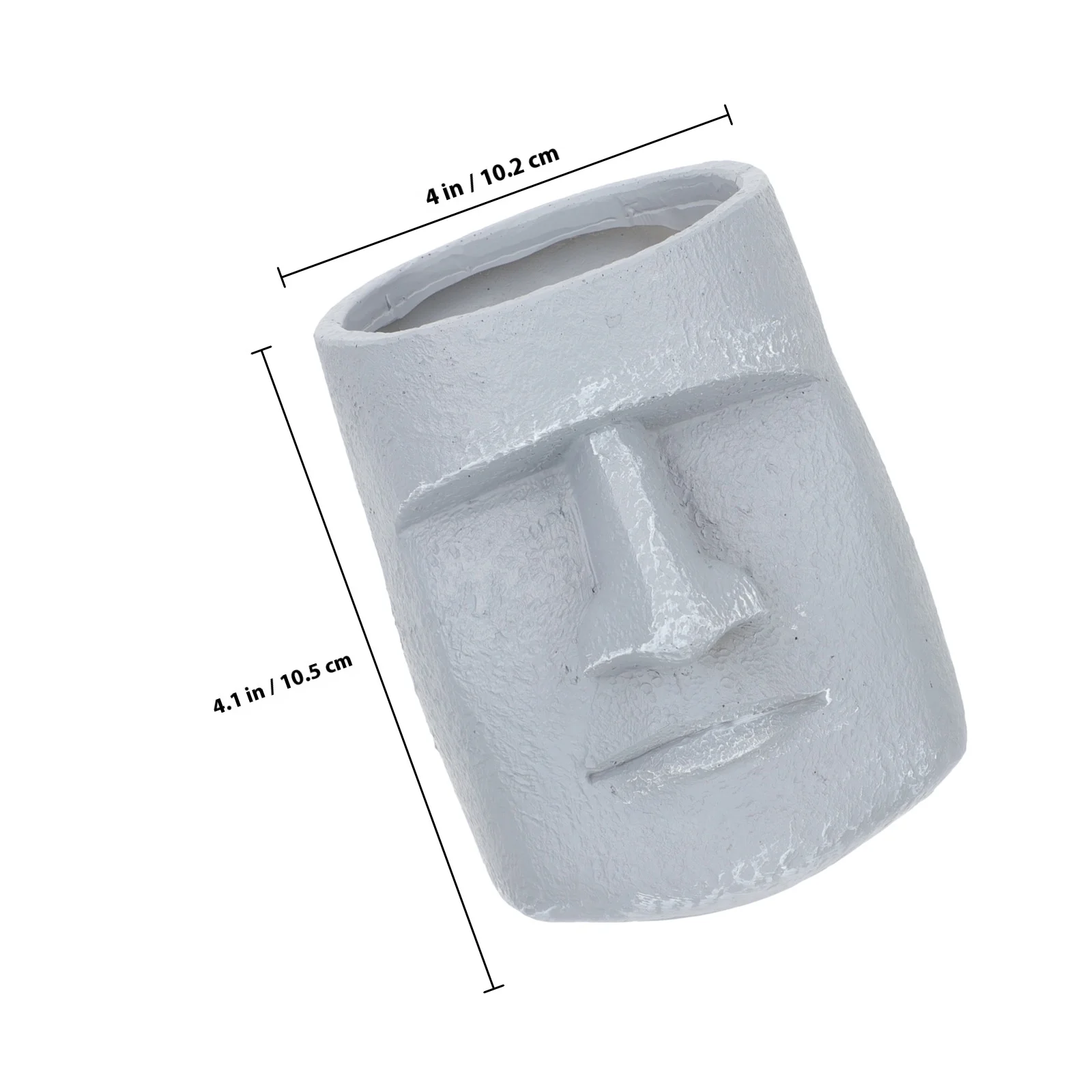 تمثال حجري زارع زهور الراتنج حديقة زخرفة داخلي في الهواء الطلق حاوية نباتية تصميم الوجه ديكور المنزل الديكور