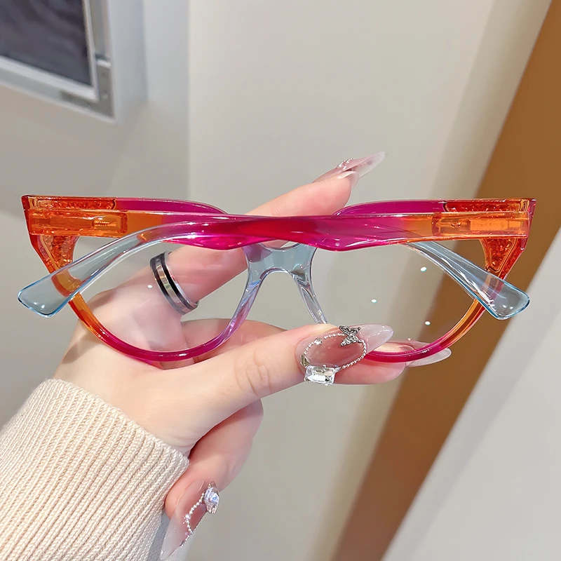 نظارات قراءة بإطار دائري على شكل عين القطة مرصعة بالألماس من Oyalie، تفاصيل عين القطة الكلاسيكية مع زخارف ماسية، حرفية رائعة، مصممة لتقليل العمر وتعزيز الأناقة، مناسبة لنطاق وصفة طبية من +1. 00 إلى +4. 00