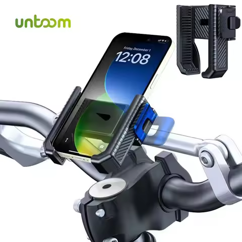 Untoom Universal Bike Phone Holder Handlebar Stand Motorcycle Bicycle Phone Mount for iPhone 15 14 Pro Max Xiaomi GPS Brackets