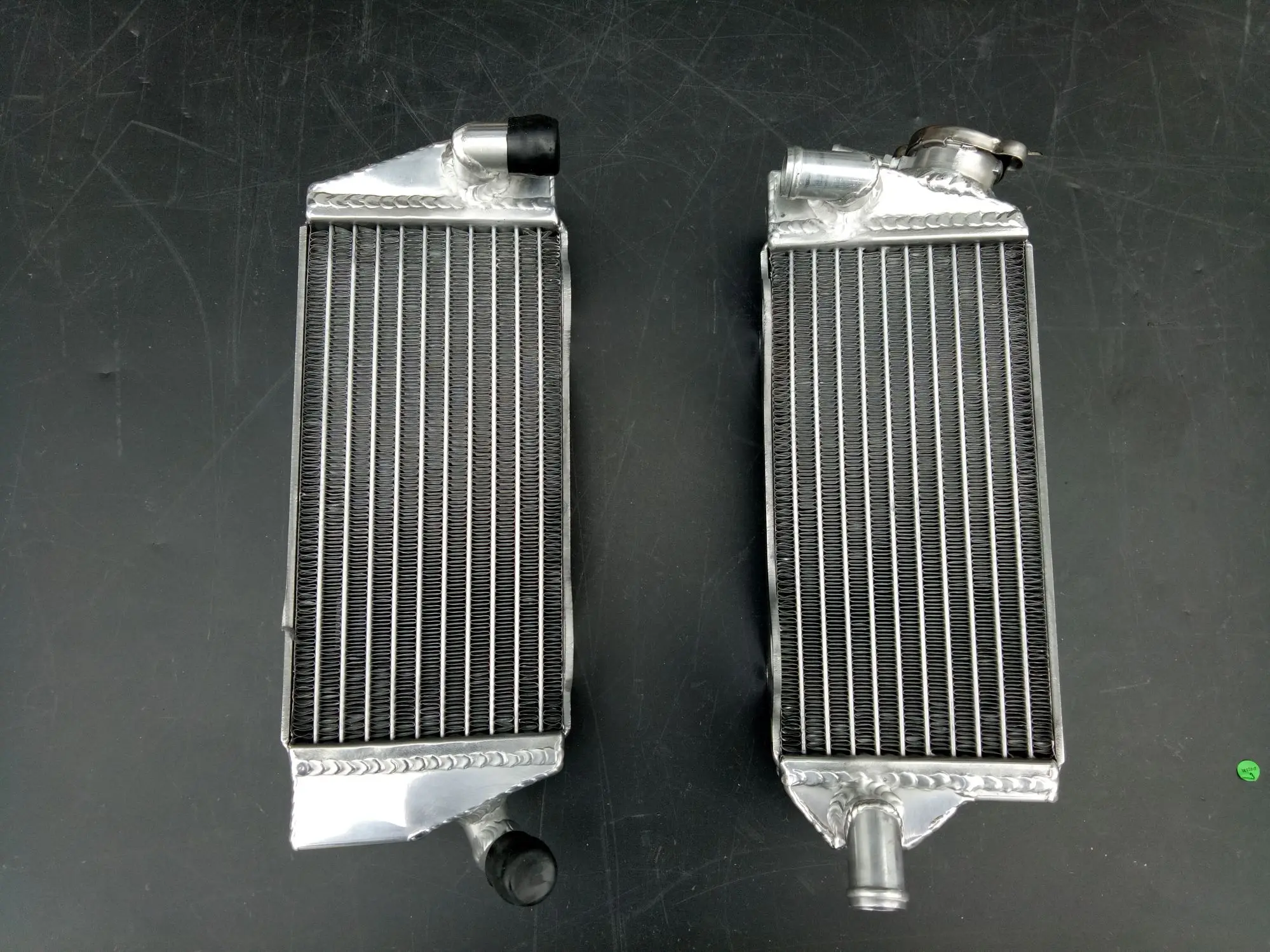 For 1983 Kawasaki KX250 KX 250 Aluminum Radiator Cooler Cooling Coolant