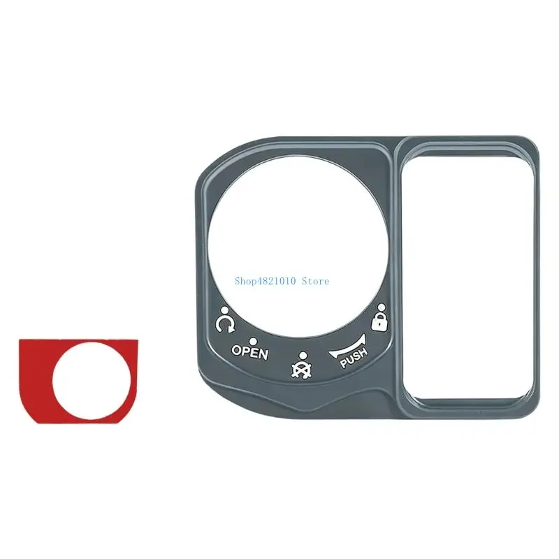 T3LF Motorcycle Lgnition Lock Cap Cover Electric Door Lock Cover Guard Protector for PCX160 2021-2026 Panel Trim