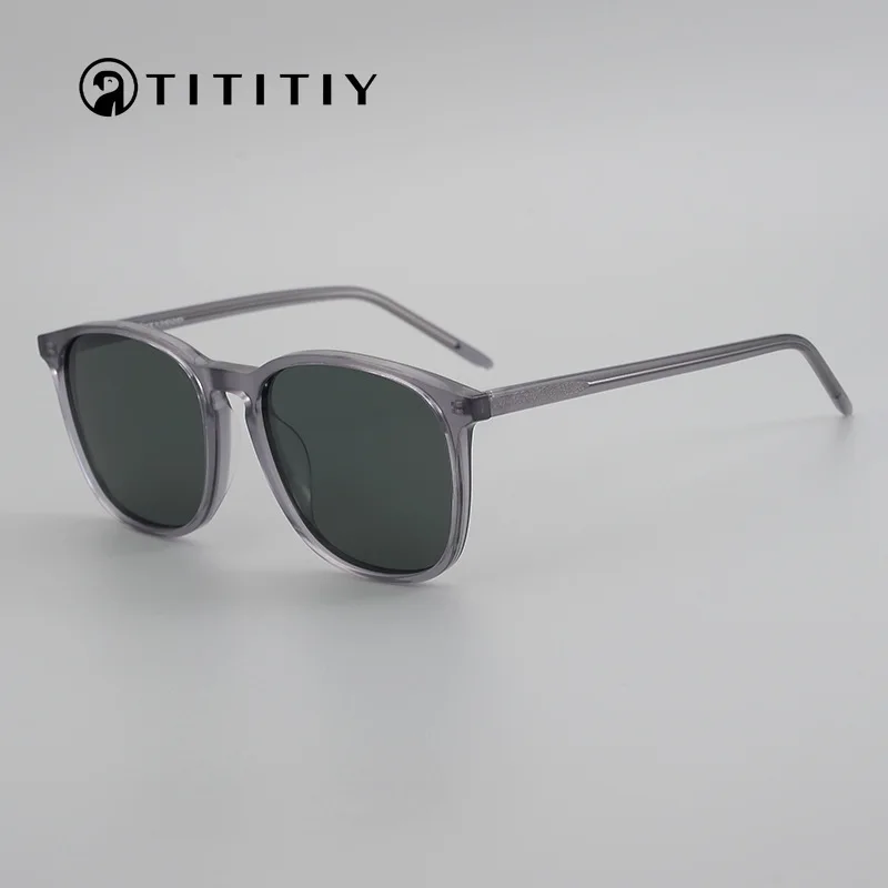 TITITIY New High-quality Sheet Sunglasses Fashionable Minimalist Design Outdoor Sunscreen Polarized Sunglasses Men's Sunglasses