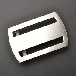 3.5/40mm Stainless Steel Mens Belt Rectangle Blank DIY LeatherCraft Cowboy Jeans Waistband Head Clothing Sewing Accessories