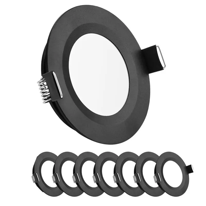 A20F-Interior Dimmable LED Puck Lights 8 Pack For RV Recessed Ceiling Lights For RV Van Truck Caravan Boat Ceiling