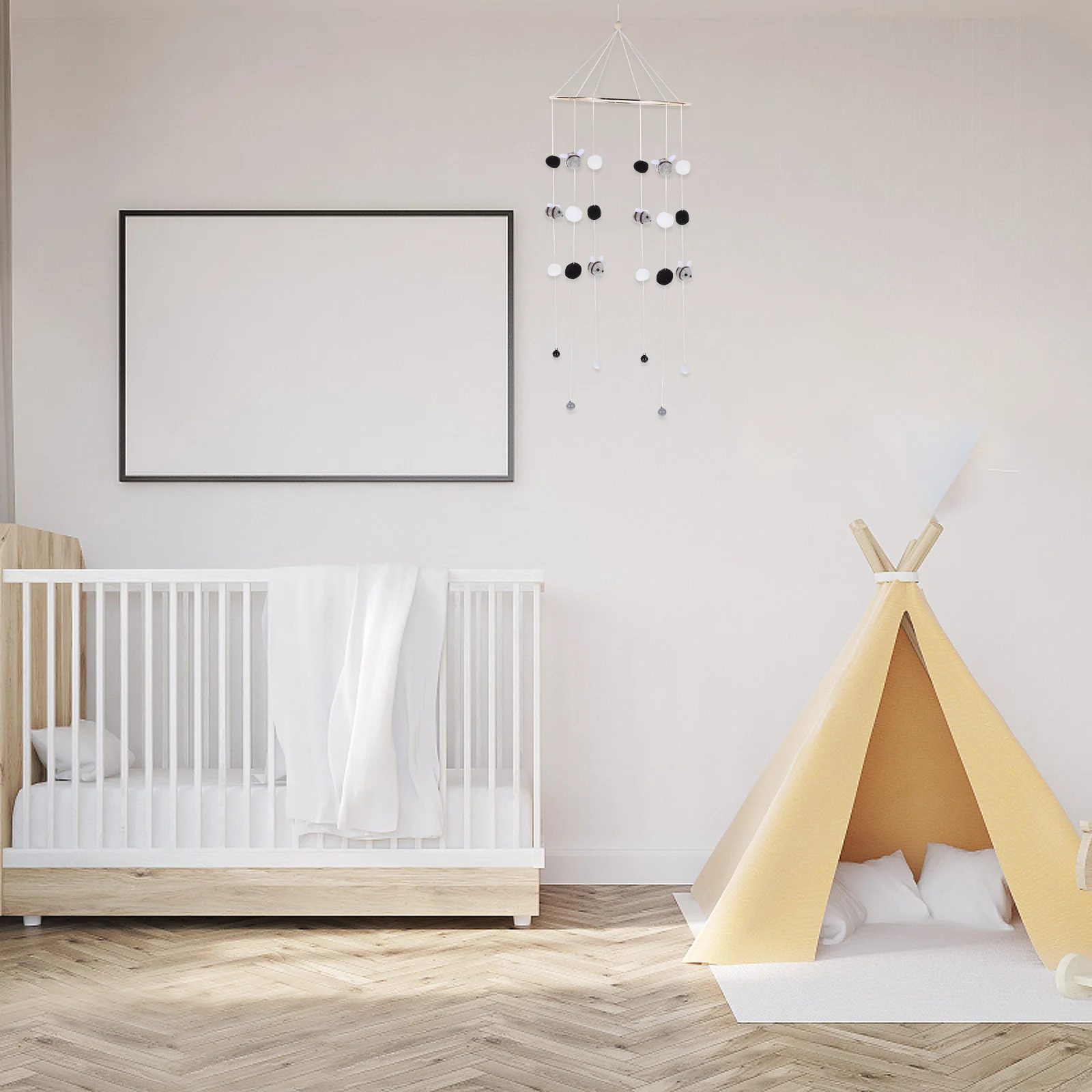 Babybedje Mobiele Bee Windgong Hangende Hanger Kinderkamer Decoratie Kinderkamer Wieg Hanger Babybed Decor Kinderkamer Decoratie