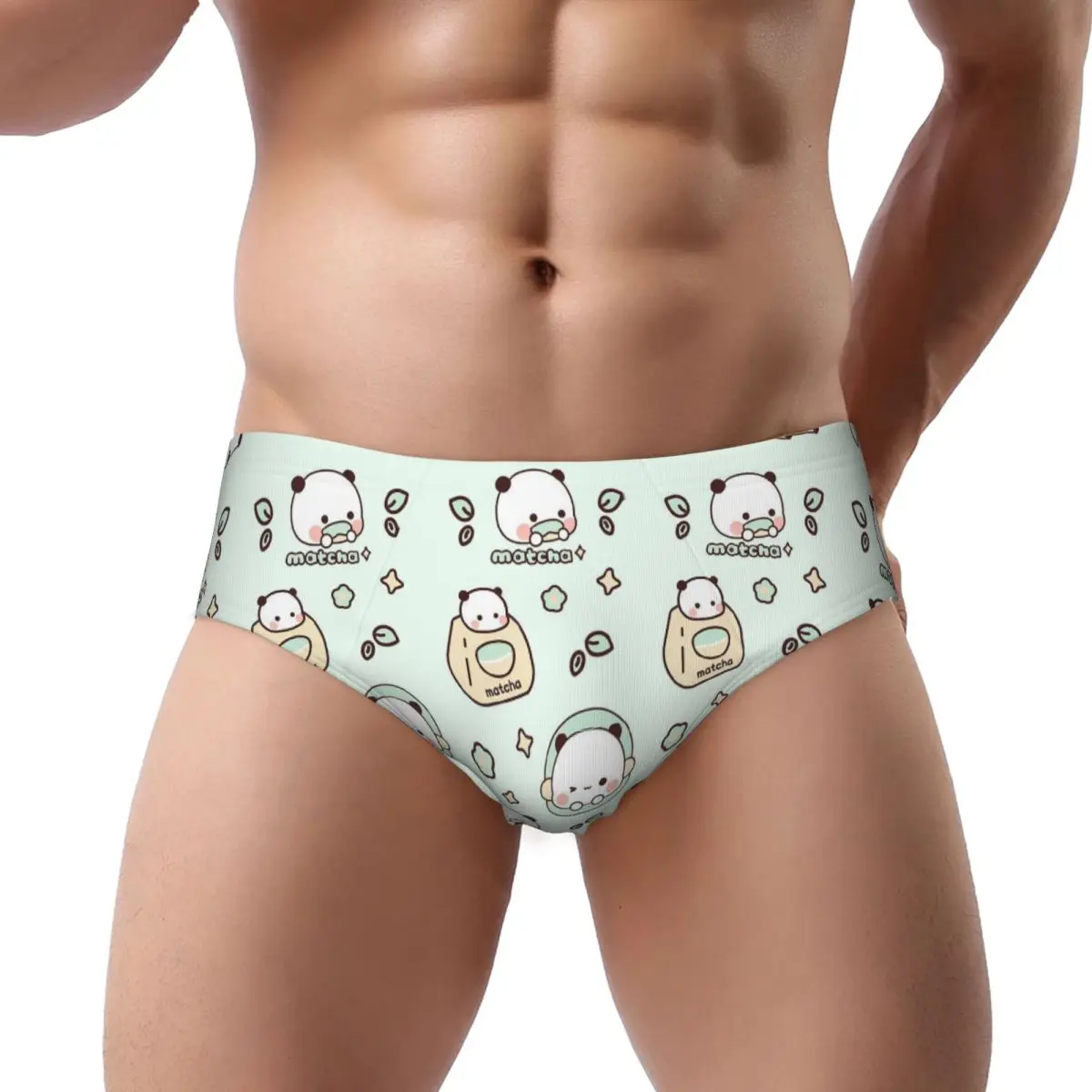 

Bear And Panda Bubu Dudu Men's Triangle Panties Breathable Boxer Underpants Short Underwear for Homme Man Boyfriend Gift