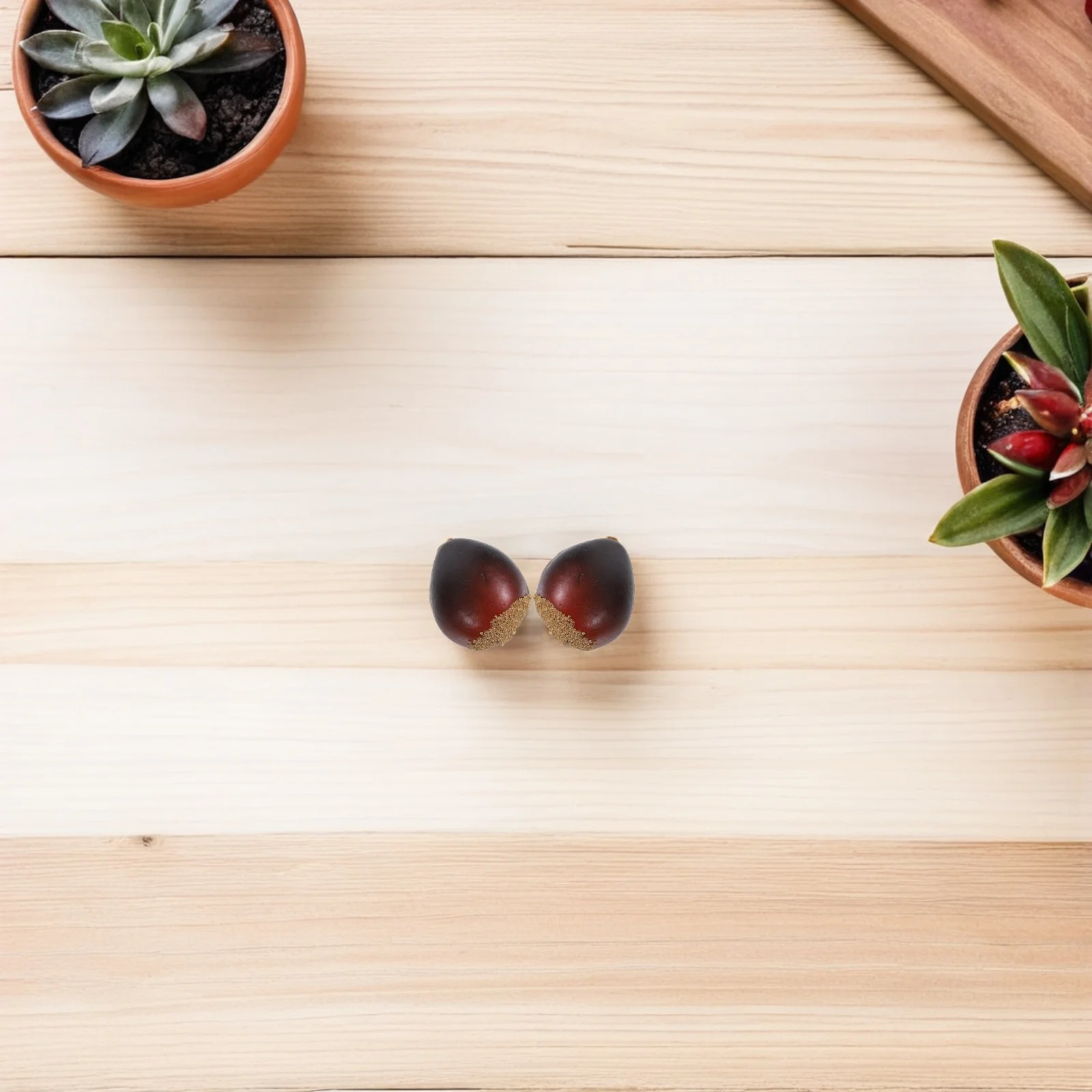 

40Pcs Artificial Chestnuts Simulation Nuts Faux Chinese Chestnut Food Props Decoration Realistic Cake Photo Display Festival