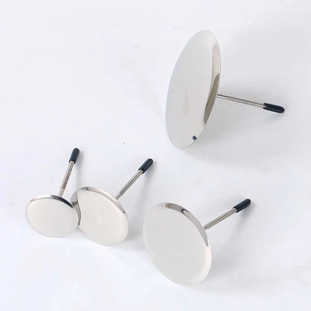 

4 Pcs Flower Making Tools Set Cake Decorating Nails Baking Stainless Steel Cupcake Decor Lifters Icing Needle Cake Flower Nail