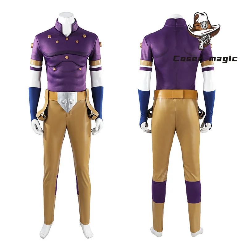 

JoJo's Bizarre Adventure Julius Caesar Zeppeli Cosplay Costume Uniform Halloween Carnival Party Christmas Play Role Clothes