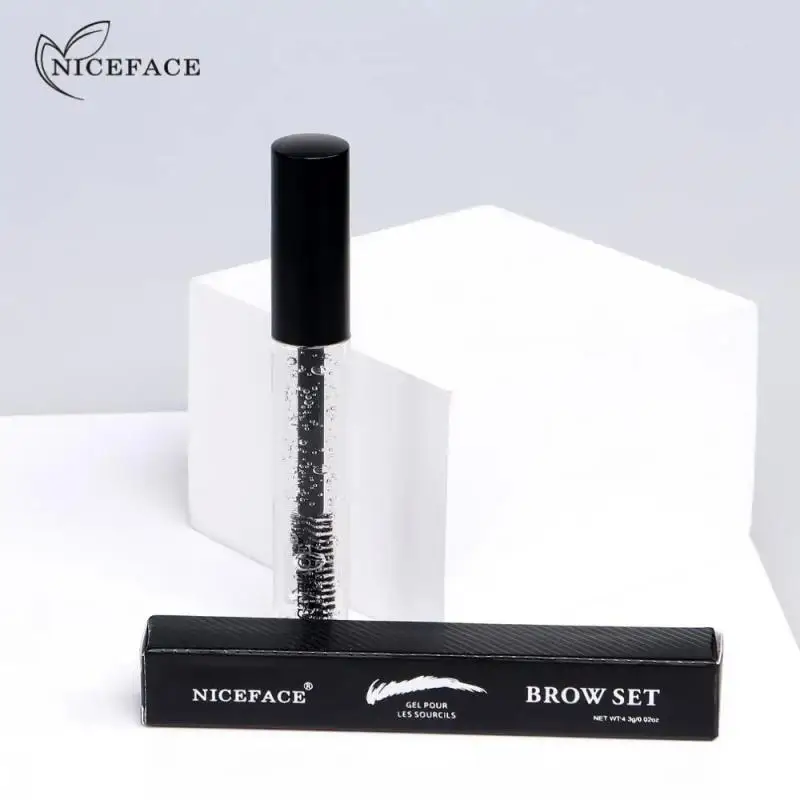 1 ~ 10 PCS Quente! Niceface nova marca quente cosméticos claro gel de sobrancelha fixo transparente longa correção duradoura gel de sobrancelha à prova dwaterproof água