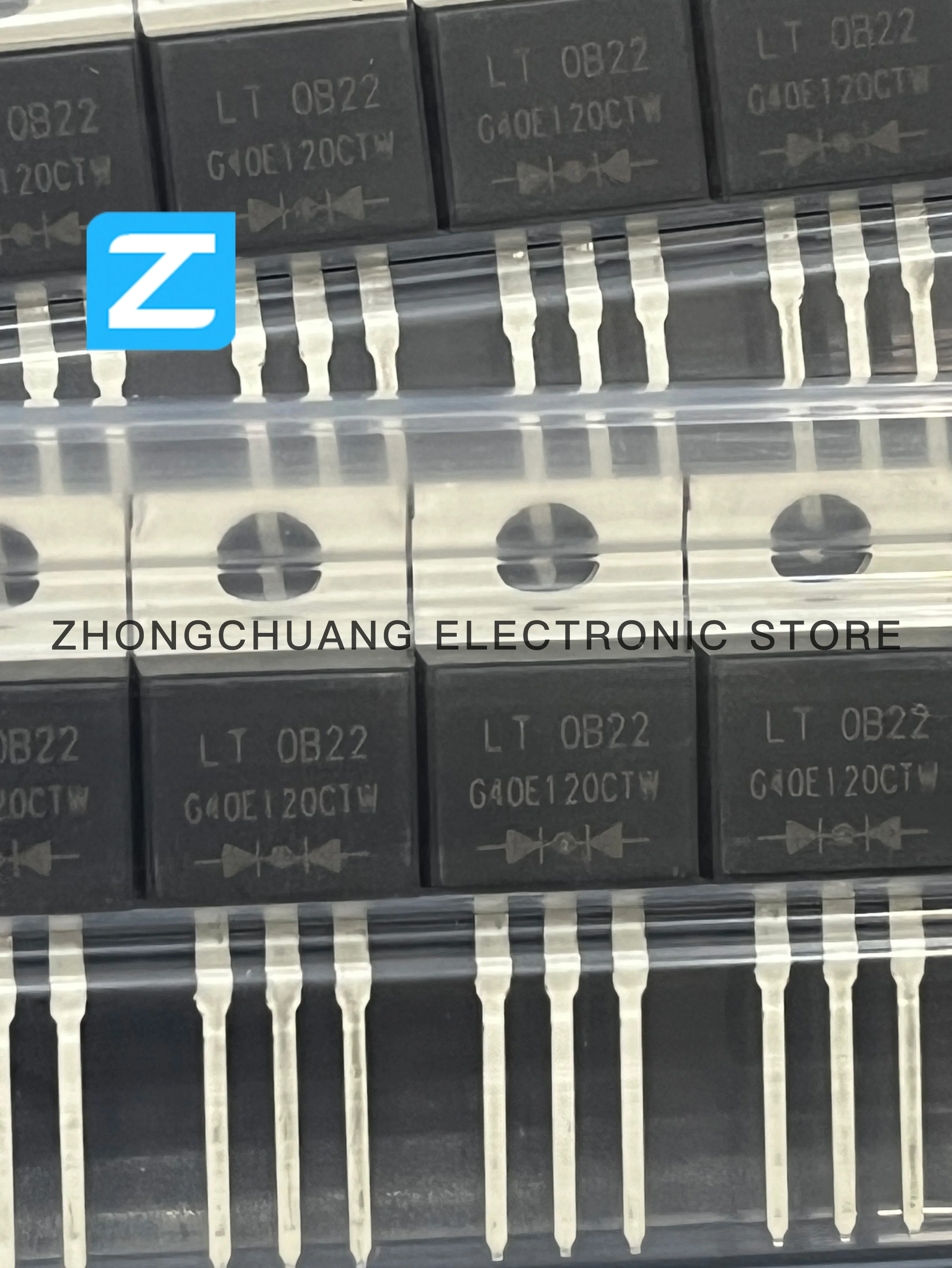 1-10PCS G40E120CTW TO-220 120V 40A TRENCH SCHOTTKY RECTIFIER new original