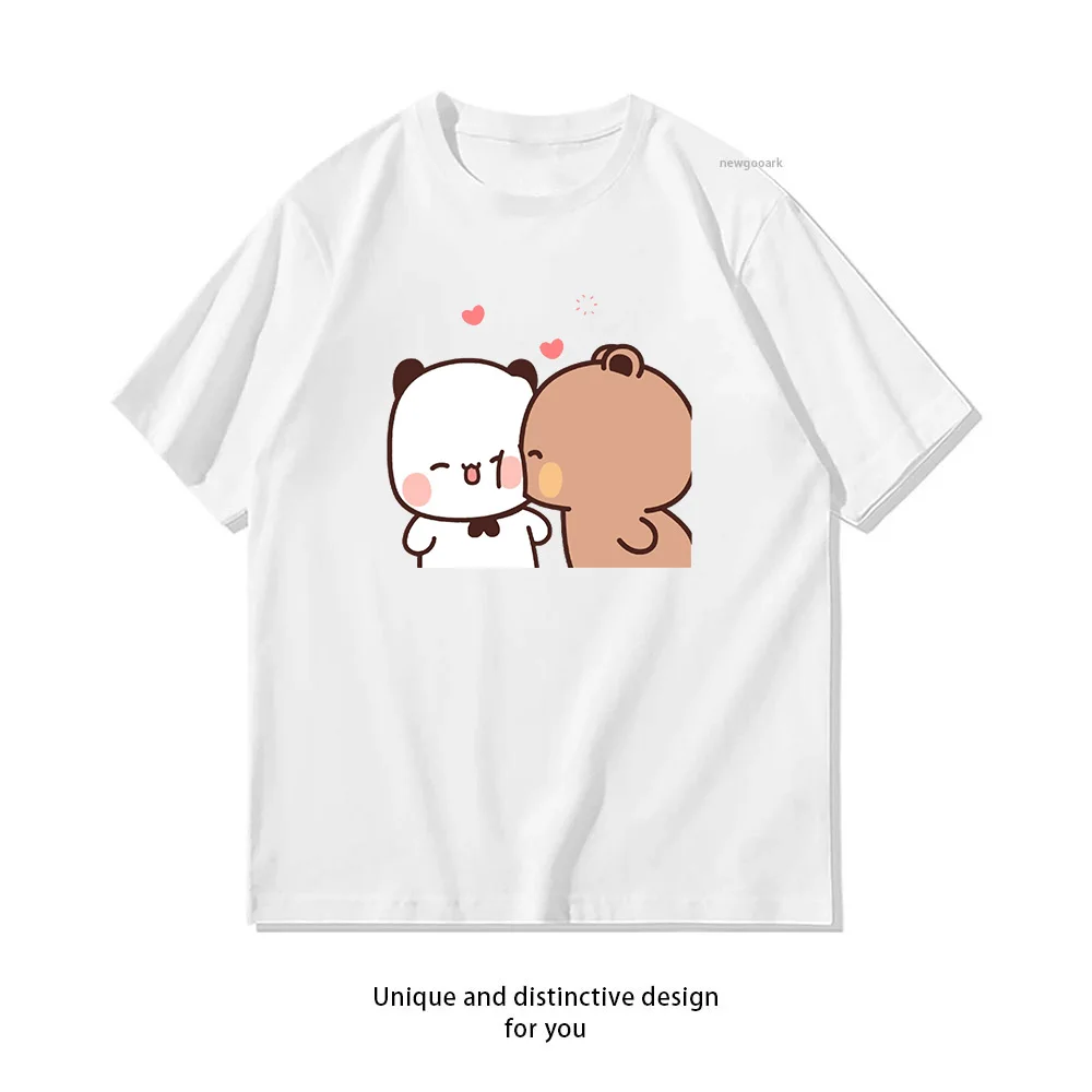 Camiseta Bubu Dudu kiss kiss para mulheres e homens, camisetas casuais de algodão estampadas, streetwear adulto, camisetas, ropa hombre