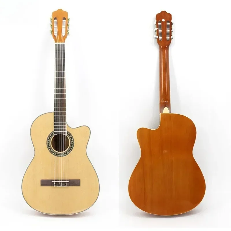 39-Inch classical guitar, thin barrel acoustic guitar, playing beginner acoustic guitar
