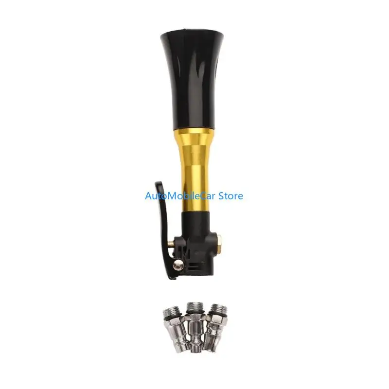 G8TE Car Cabin Cleanup Nozzle with Lever Handle Interior Dryer for Tight Dust Spots
