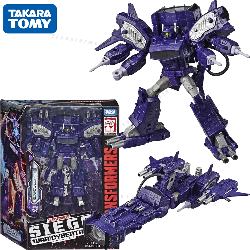 

In Stock TakaraTomy Transformers Generations War for Cybertron:Siege Leader Class WFC-S14 Shockwave Action Figure Collection Toy