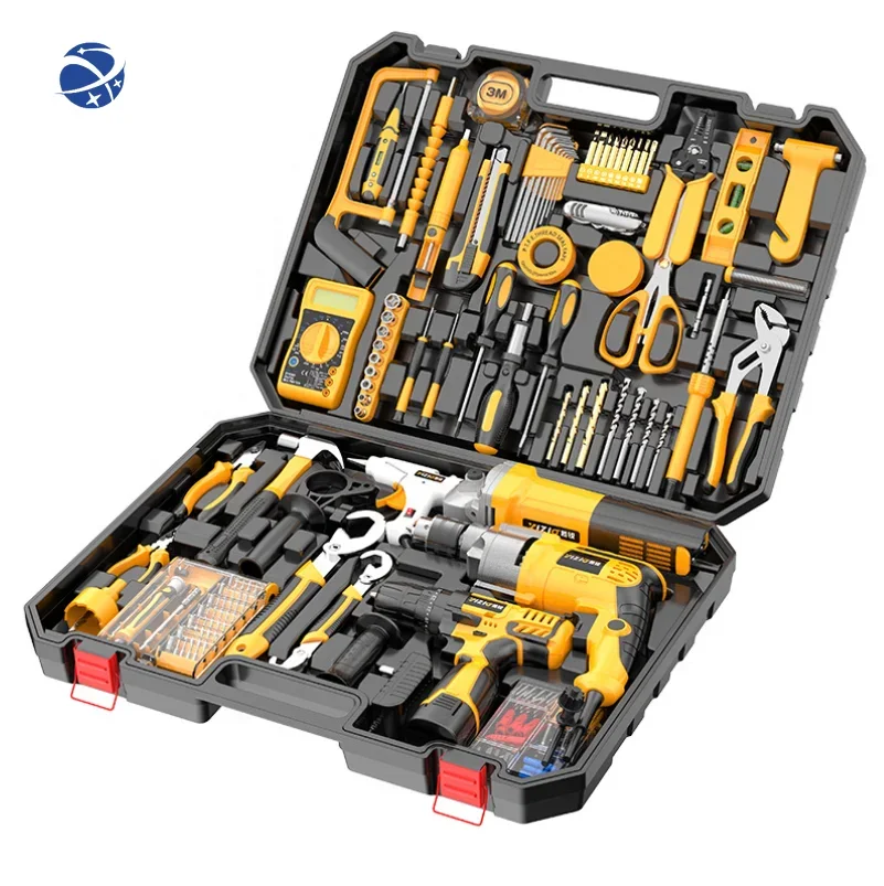 

Hot Selling Chrome Vanadium Household Tool Set Multi Function Allen Car Tool Kit Box Hex Socket Set Screw Ratchet Hand Tools Set