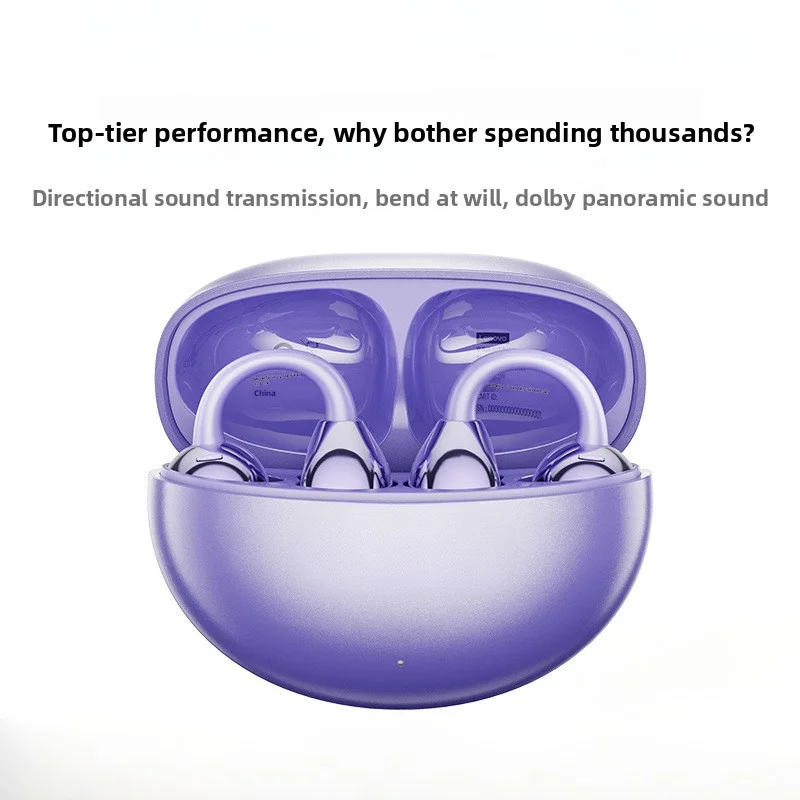 

Bluetooth-гарнитура TA410 Bluetooth-гарнитура костной проводимости с зажимами для ушей, подходит для новых зажимов-вкладышей Lenovo.