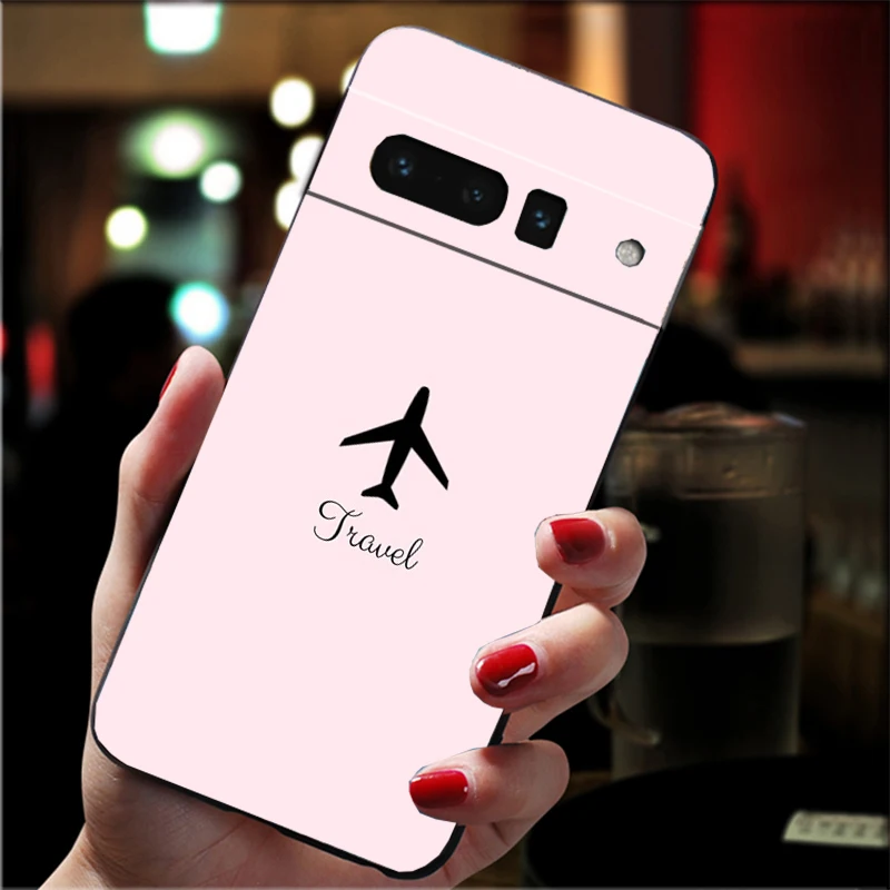 حافظة هاتف لهاتف جوجل بيكسل 10 9 برو XL 9A 8 7 6 Pro Pixel 8A 7A 6A بكسل 8 7 6 5 طائرة خريطة السفر