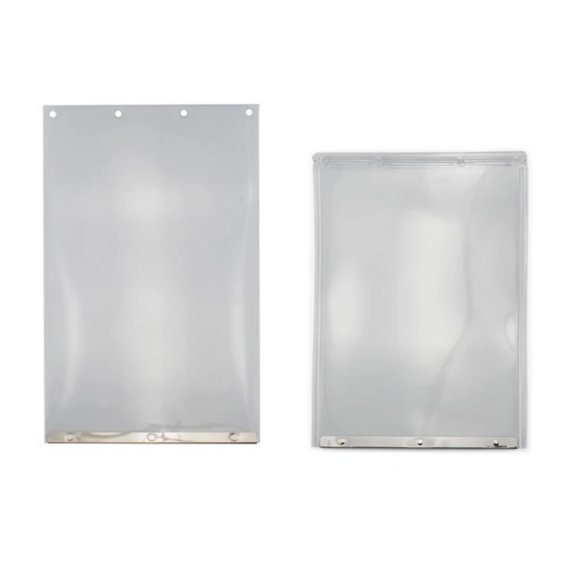 

Dog Door Flap Entry and Flap Door Cover Door/Window Mounted Clear Flap Weather Resistant Entry and Dropship