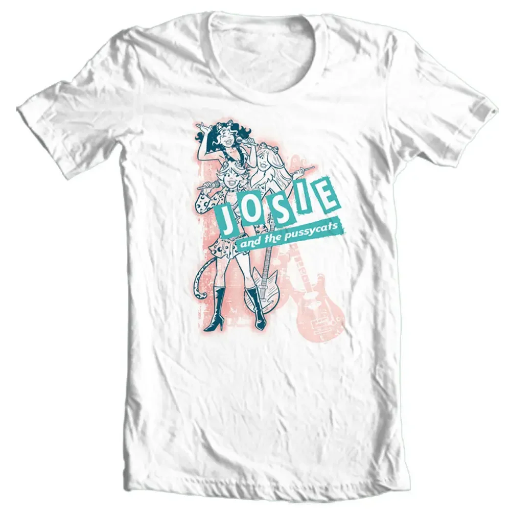 Josie and Pussycats T-shirt Live new regular adult fit comic 100% cotton AC130