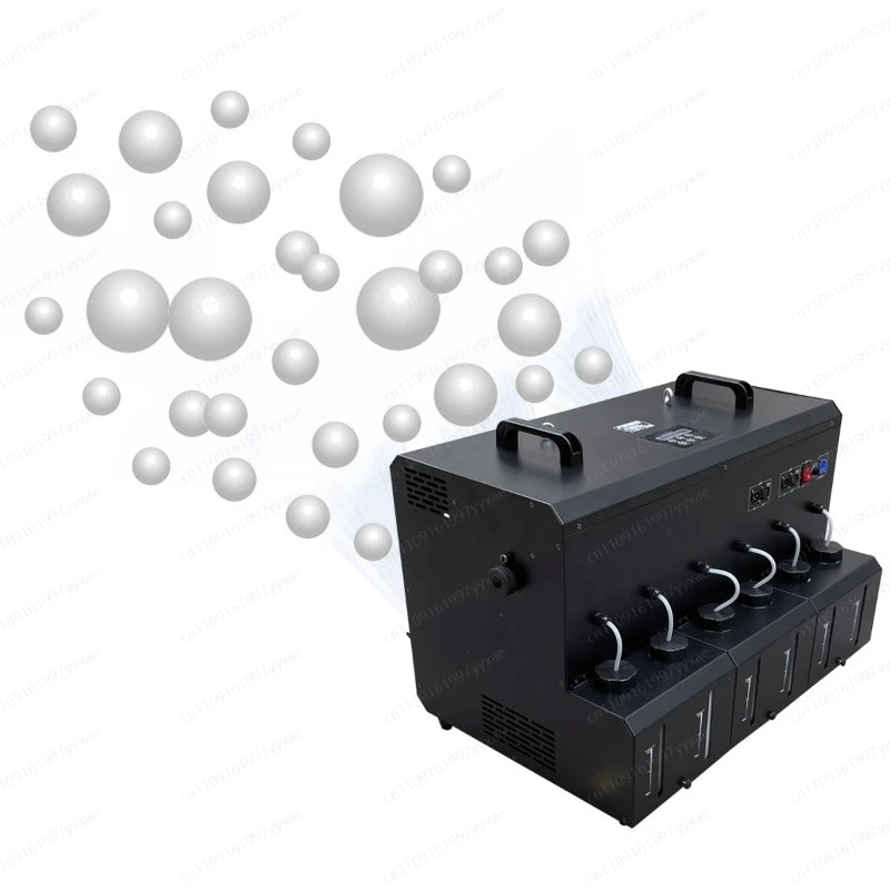 

Машина для создания тумана и пузырей с быстрым нагревом за 3 минуты, 4 головки, дальность струи 3-5 метров, 8 каналов