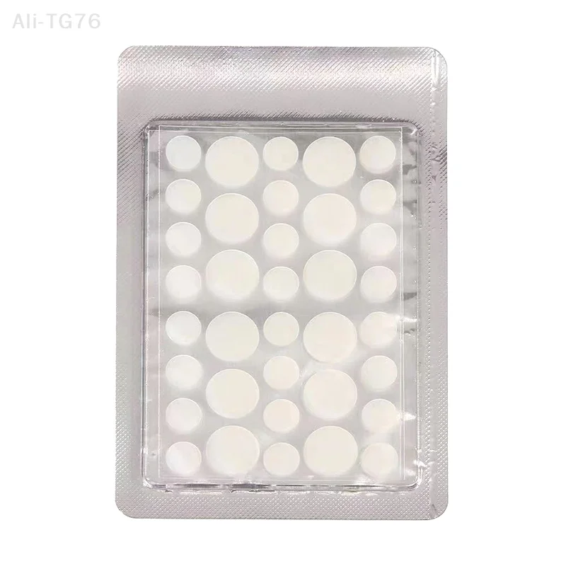 24 ชิ้น/36 ชิ้น แผ่นไฮโดรเจลทรงกลม แผ่นแปะสิวใส แผ่นแปะดูแลผิว เครื่องมือแต่งหน้า