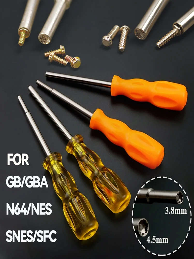 Jeu de tournevis de sécurité pour réparation de Console de jeu, pour N64 NES SNES SEGA SFC Game Boy Advance (GBA), Kit d'outils de retrait de cartes de jeu, 1 ensemble
