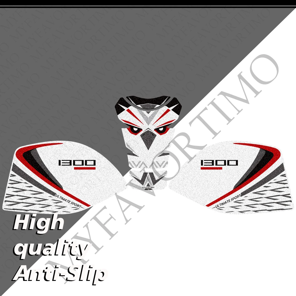 For GSX1300R  Hayabusa GSX 1300R Motorcycle Fuel Tank Stickers Gas Oil Protect Pad Frosted Decals Fuel Tank Stickers Pad Frosted