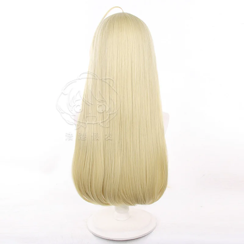 Game Arknights Cosplay Pruik Vulpisfoglia Gesimuleerde Hoofdhuid Synthetisch Haar Partij Pruiken Vulpisfoglia Vrouwen 75 cm Lange Pruiken + Pruik cap