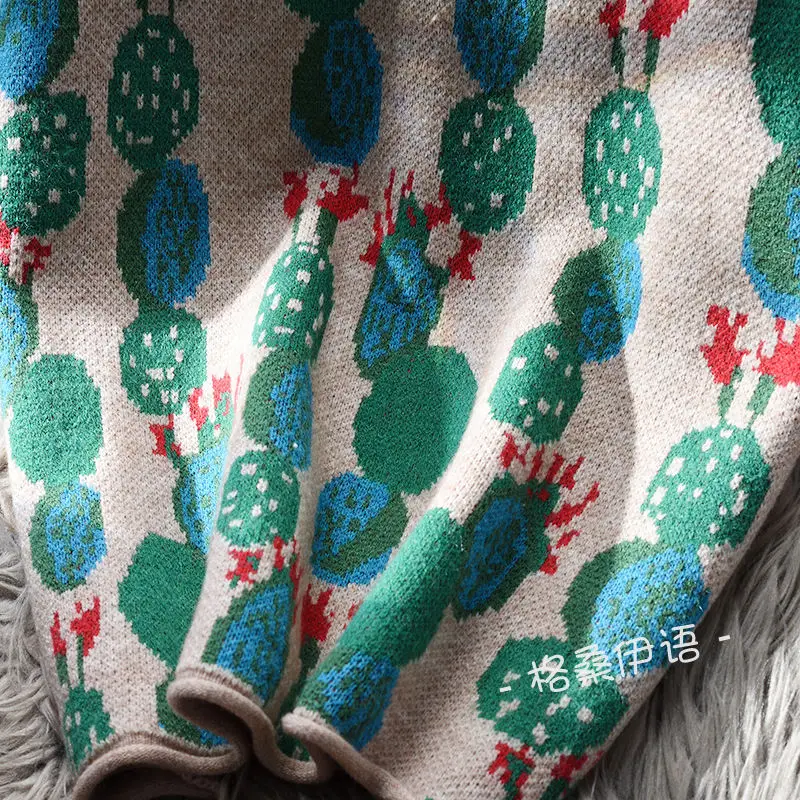 Embroidered Round Neck Knitted Vest Women Tank Loose Outwear Spring Korean Version Sleeveless Outwear Women Pullover Sweater