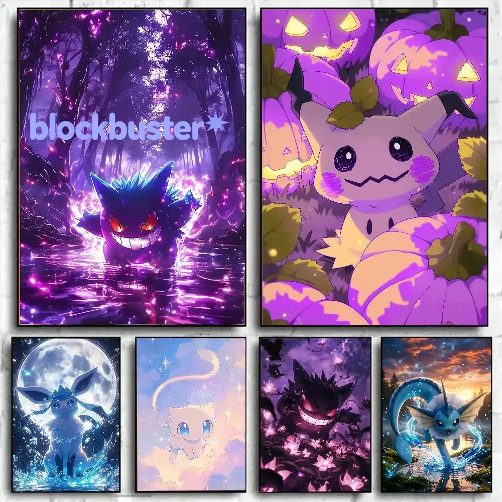 Pintura de Diamantes Sin Marco, Pokémon Totodile, Diseño de Anime Clásico, Efecto Diamante Brillante, Cuadro Decorativo para D