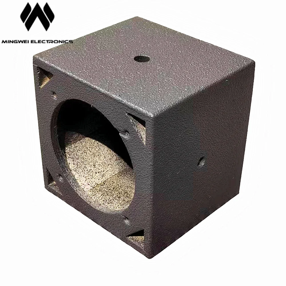 5XT 5 Zoll Koaxial-Lautsprecher-Schrankbox, 9 mm Birkensperrholz, dunkelbraun, wasserdichte Oberfläche