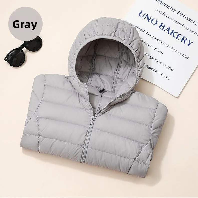 

Мужское зимнее легкое пуховое хлопковое пальто Jaet ort, повседневное теплое тонкое хлопковое пальто с капюшоном и застежкой-молнией цвета