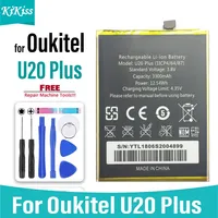 For Oukitel U20 Plus Li-polymer Batteries For Oukitel U20 Plus  U20Plus U20+ 3300mAh Cell Phone Battery