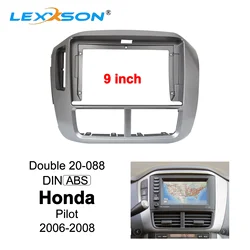 9 Inch Car Fascia for Honda Pilot 2006 2007 2008 Stereo Panel Dash Installation Dashboard Double Din Radio DVD Refit Frame Kit