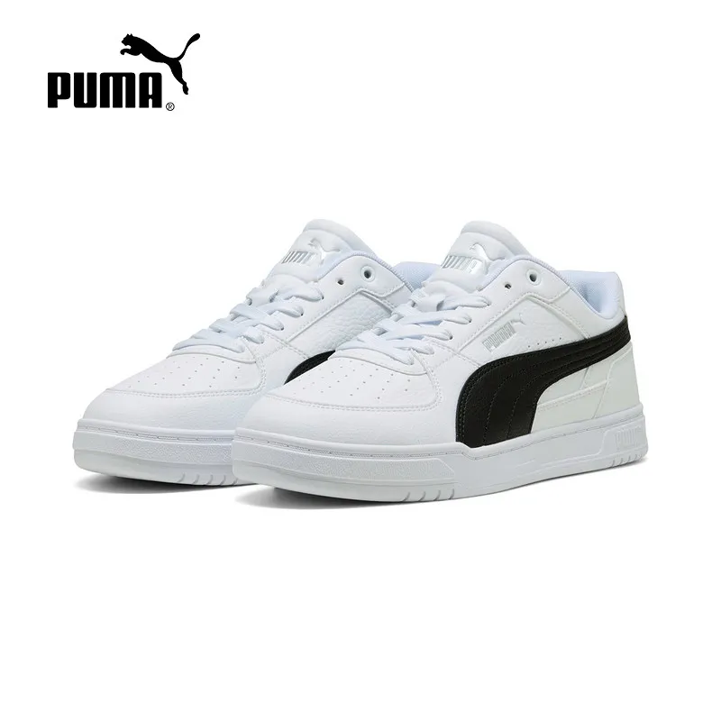 Zapatillas de Skate Puma 2026, Blancas, Negras y Plateadas, Transpirables, Casuales, Modelo 404484-04