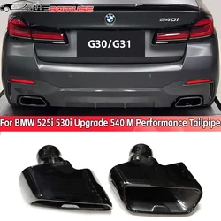 For BMW G30 G31 525i 530i 540i M Performance Exhaust System Stainless Steel Car Muffler Tip Tail Depipe 2018 To 2023