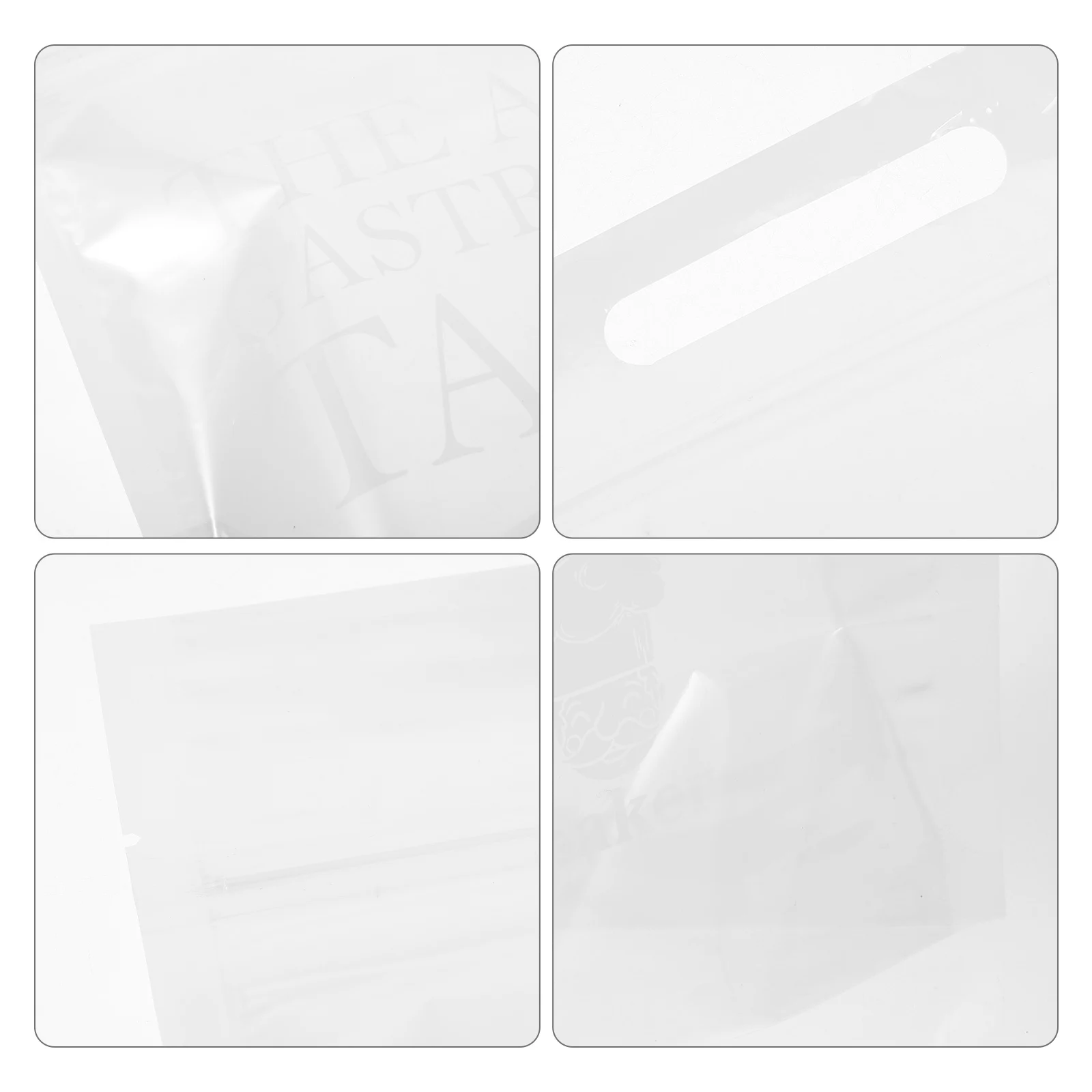 

50Pcs Clear Bread Loaf Bags Durable Self-Sealing Packaging for Cookies Toast Snacks Food Storage Bread Bags Baking Pouches