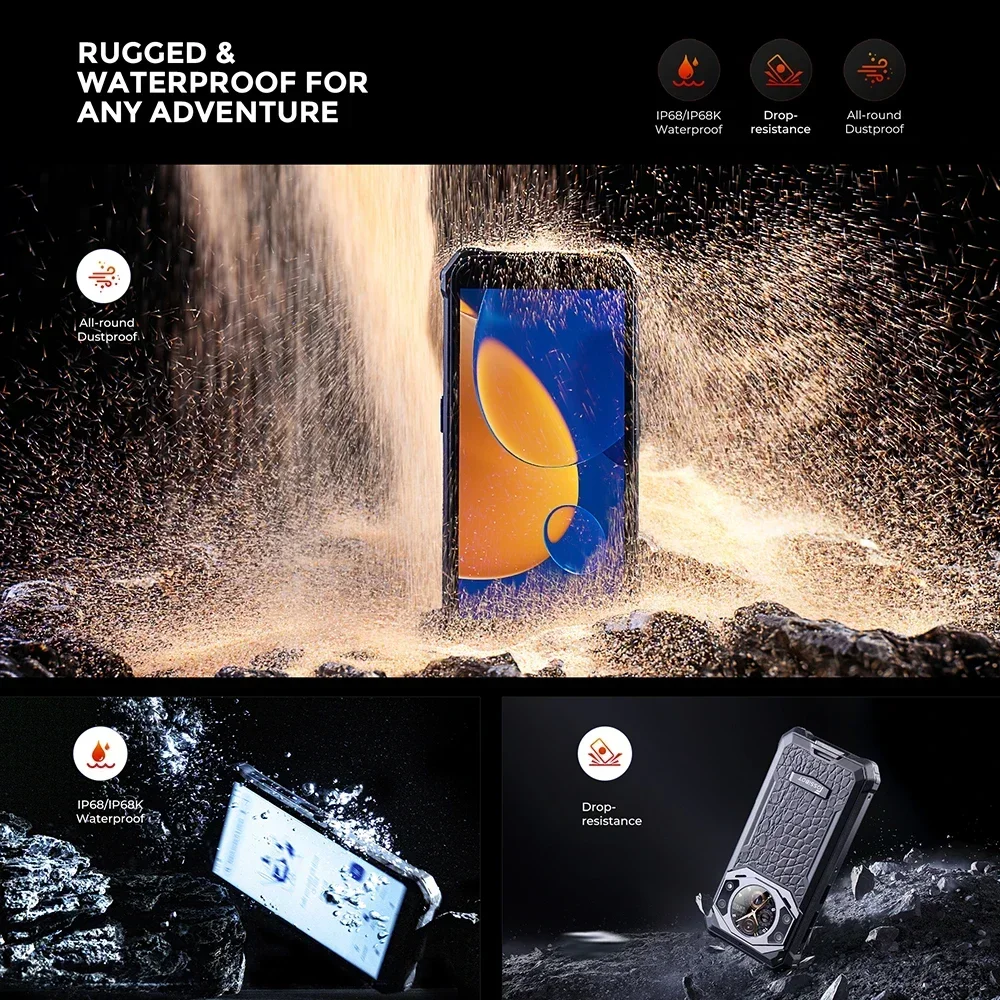 Global Version FOSSiBOT F101 PRO Rugged Smartphone Android 13 10600mAh 5.45