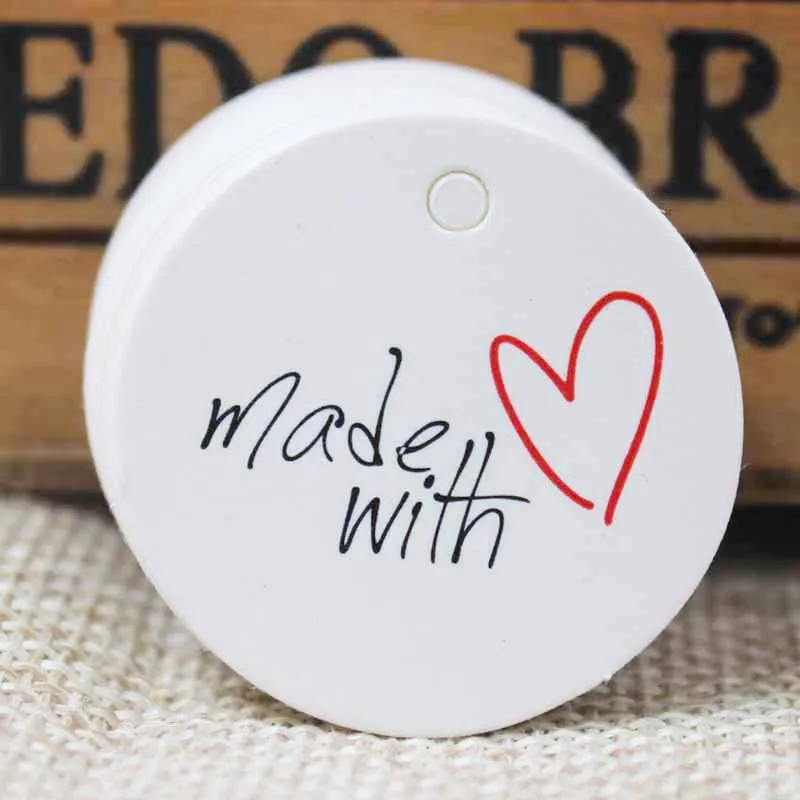 100pcs Thank You Kraft Gift Packing Tags