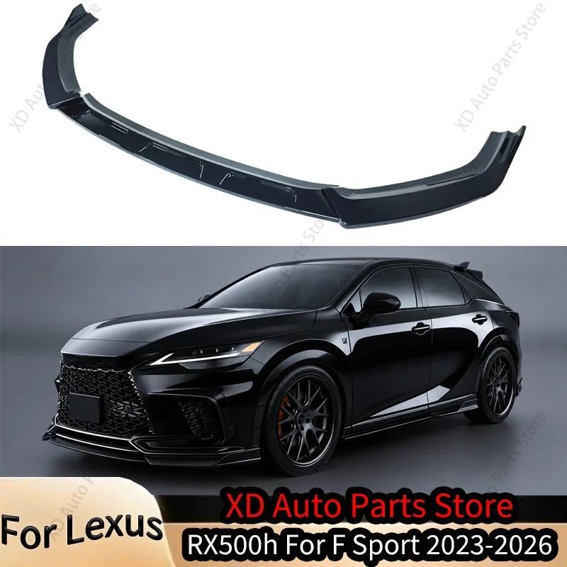 Front Bumper Lip Splitter for Lexus RX500h For F Sport 2023-2026 Splitter Diffuser Spoiler Body Kits Exterior Accessories Tuning
