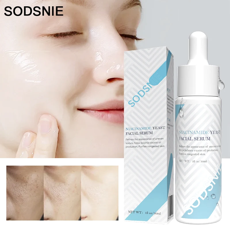 

Face Serum Niacinamide Moisturizing Whitening Oil Control Shrink Pores Anti-Aging Anti-Redness Remove Dullness Skin Care 30ml