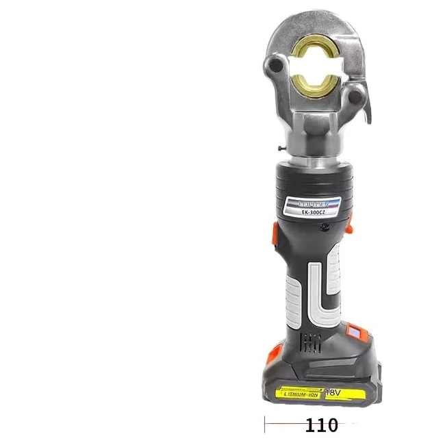 

EK-300C Battery Hydraulic Crimping Tool for 4-300mm² Copper Aluminum Cable Terminal Portable Electric
