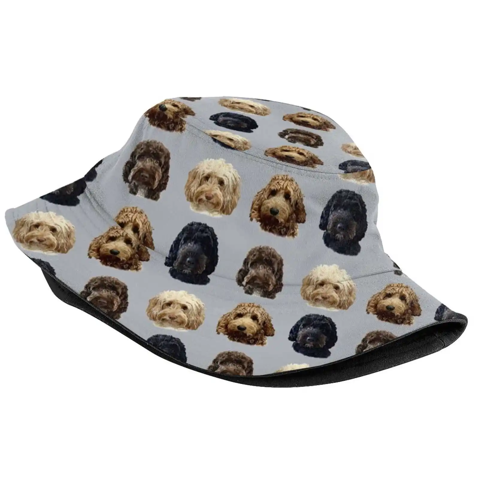 Cockapoo Dog Collection Unisex Fisherman Hats Cap Cockapoo Dog Apricot Cockapoo Black Cockapoo Red Cockapoo Chocolate Cockapoo