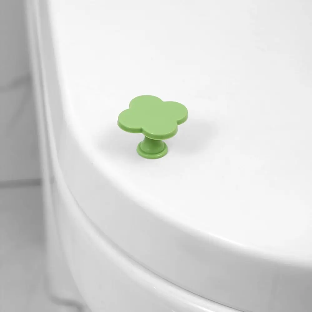 New Universal Flower Shaped Colorful Toilet Tank Button Plastic Toilet Button Creative Labor-saving Toilet Tank Button Aid