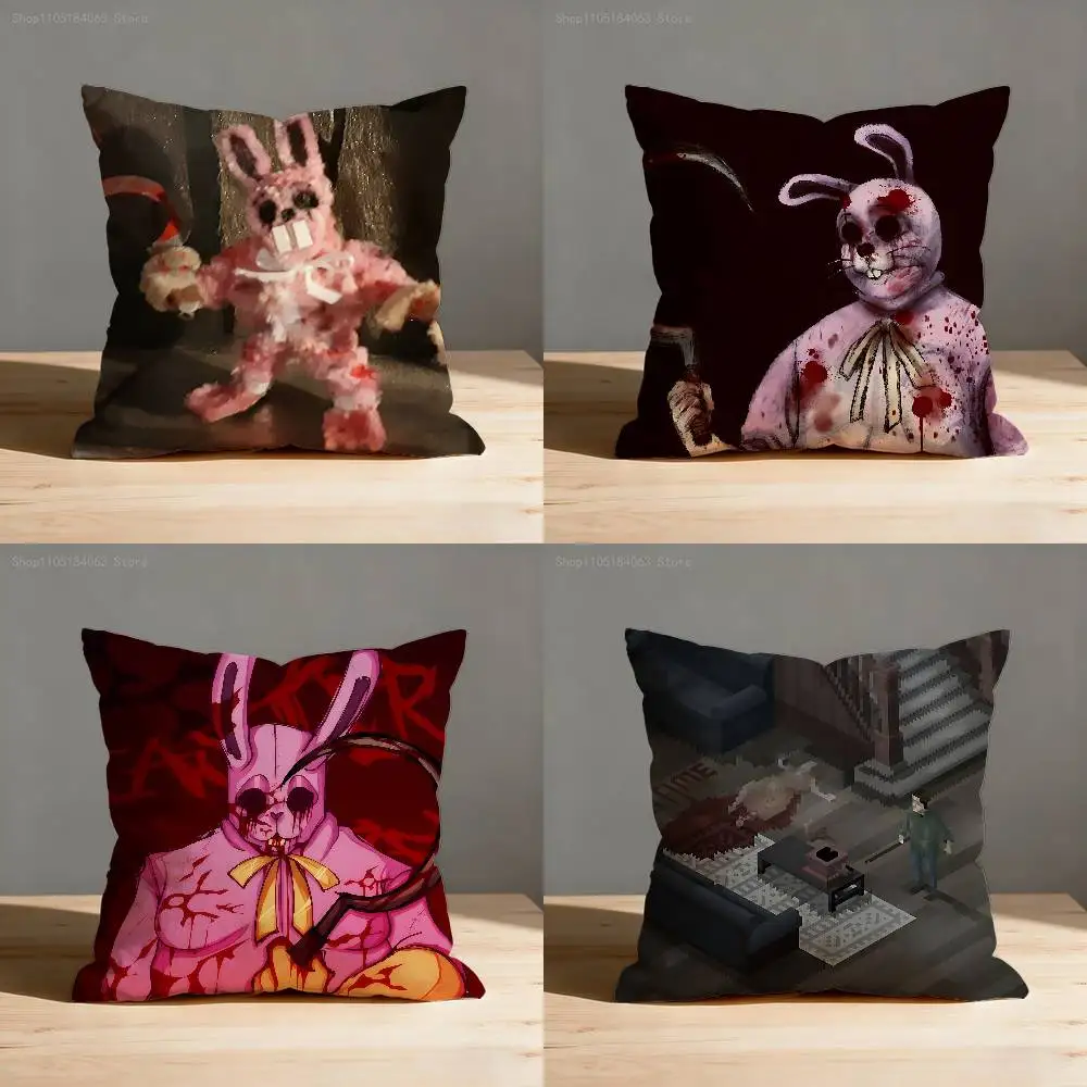 M-Murder H-House Easter Ripper Pillow Case For Sofa Decor Car Office Room Printing Cushion Cover Decorations and Protector