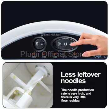 Stroj na čerstvé těstoviny, plně automatický stroj na výrobu nudlí, domácí stroj na těstoviny, elektrický kráječ nudlí, hnětač těsta 10 nejlepší prodej stroj na výrobu nudlí - №4