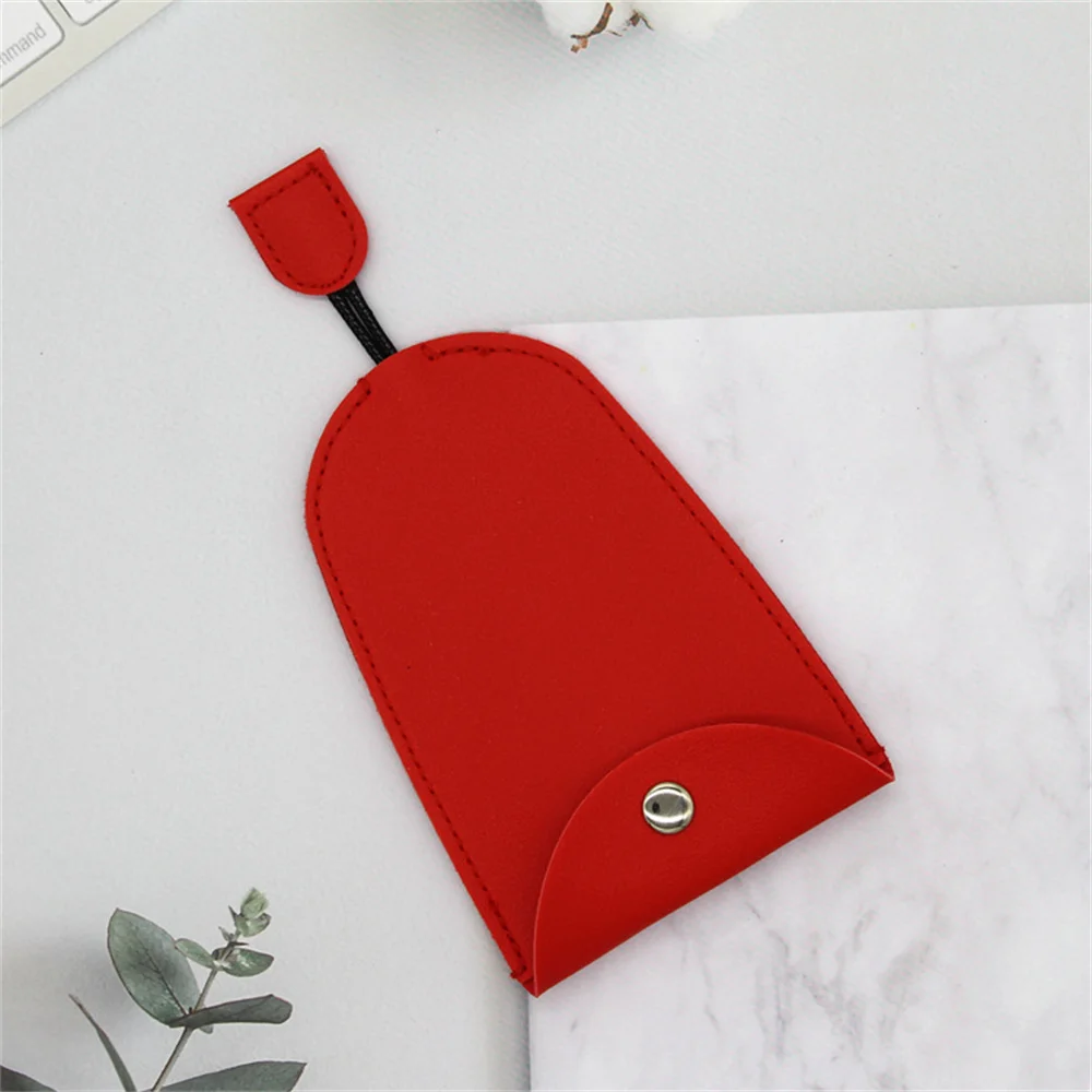 Unisex PU Leather Key Bag, cor sólida Key Cover Carteiras, Governantas Car Key Holder Case, Keychain Pouch Organizer, Mini Bolsa