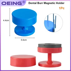 1Pc Dental Drills Holder Magnetic Bur Holder Magnet Polishing Burs Plate Storage Orthodontic Tool Burs Rack Dentist Instrumen