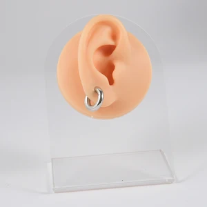 Aço Cirúrgico Septo Clicker, Segmento Anel de Arrelha, Nariz Anel, Sobrancelha, Lábio, aro, Cartilagem Orelha, Tragus Helix, Ear Lobe Piercing Jóias, 1Pc 8 principais vendas aneis aço cirurgico - №6